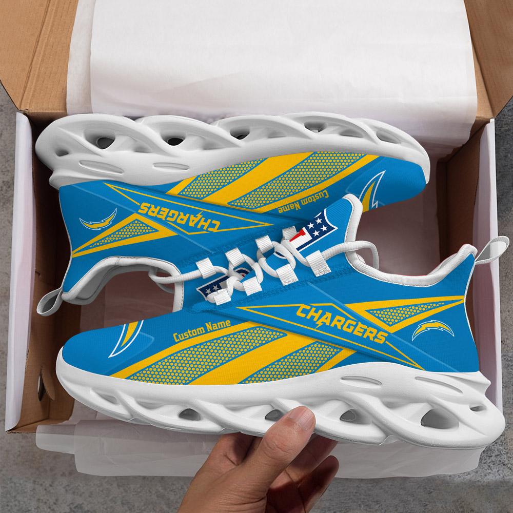 Personalized Los Angeles Chargers Max Soul Shoes Sneakers for Men And Women – NFL Football Fan Shoes, Team Sneakers - Image 7