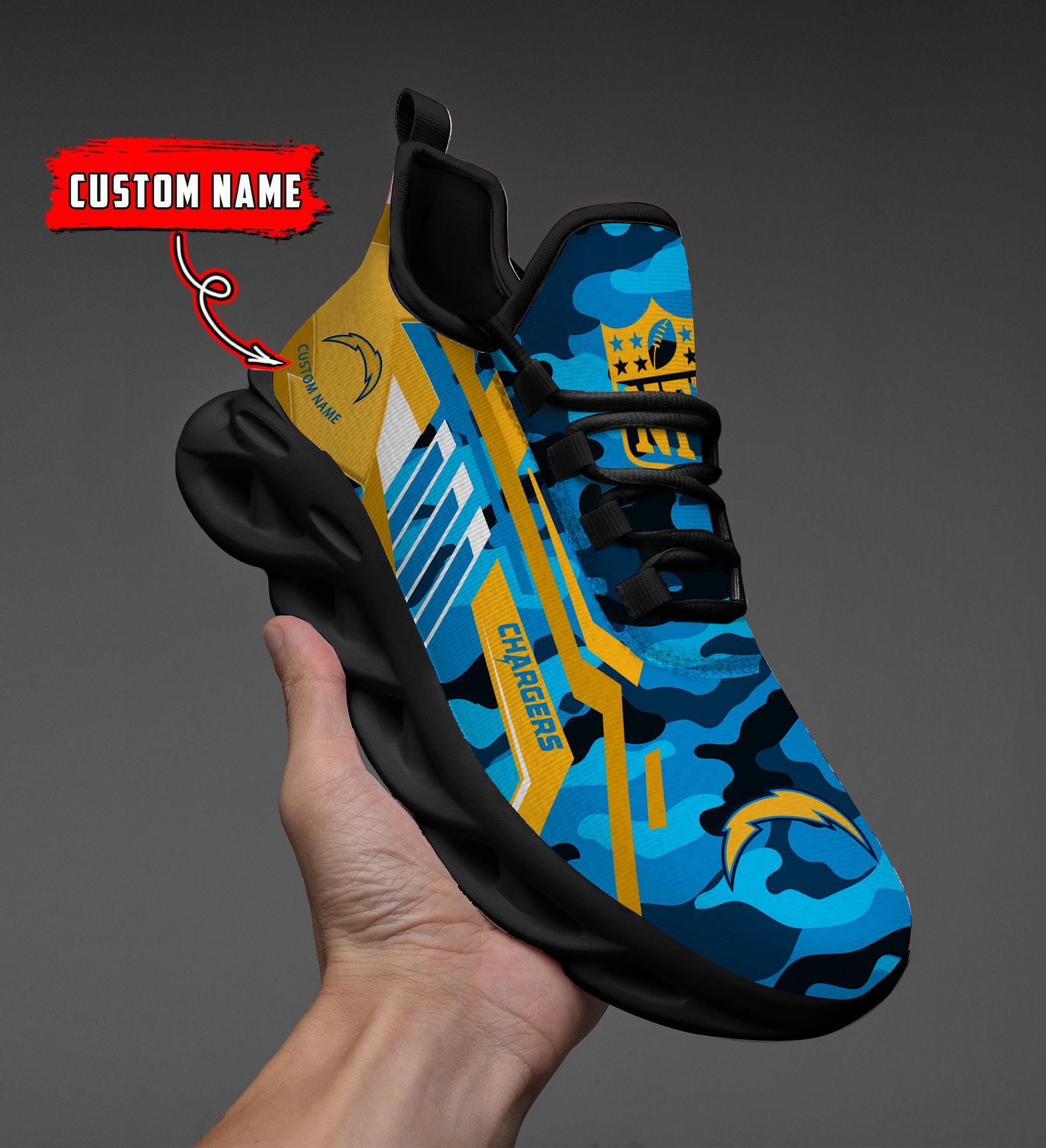 Personalized Los Angeles Chargers Max Soul Shoes Sneakers for Men And Women – NFL Football Fan Shoes, Team Sneakers - Image 7