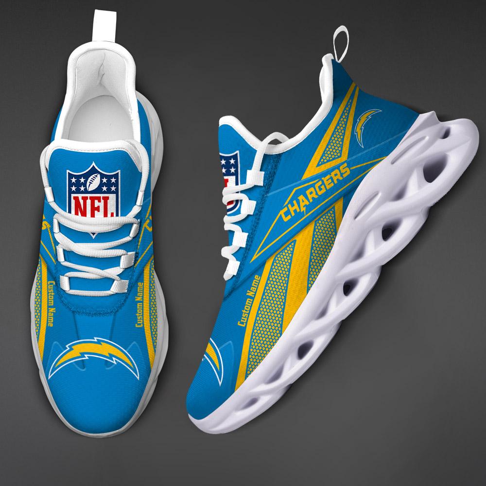 Personalized Los Angeles Chargers Max Soul Shoes Sneakers for Men And Women – NFL Football Fan Shoes, Team Sneakers - Image 3