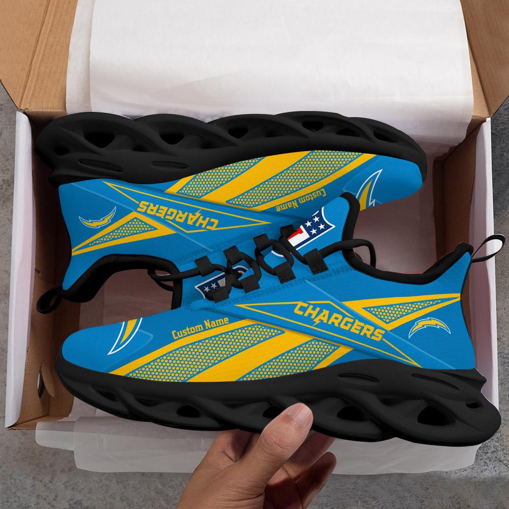 Personalized Los Angeles Chargers Max Soul Shoes Sneakers for Men And Women – NFL Football Fan Shoes, Team Sneakers - Image 6