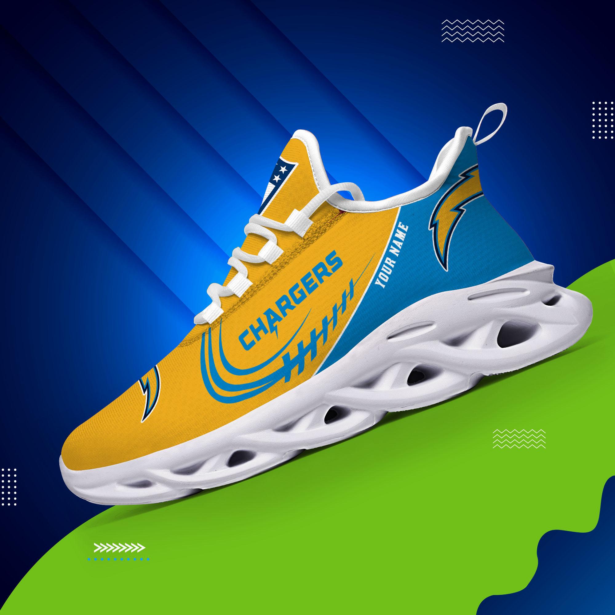 Personalized Los Angeles Chargers Max Soul Shoes Sneakers for Men And Women – NFL Football Fan Shoes, Team Sneakers - Image 3