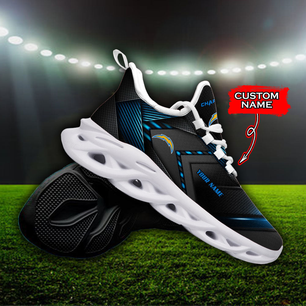 Personalized Los Angeles Chargers NFL Max Soul Shoes Sneakers for Men And Women – NFL Football Fan Shoes, Team Sneakers - Image 3