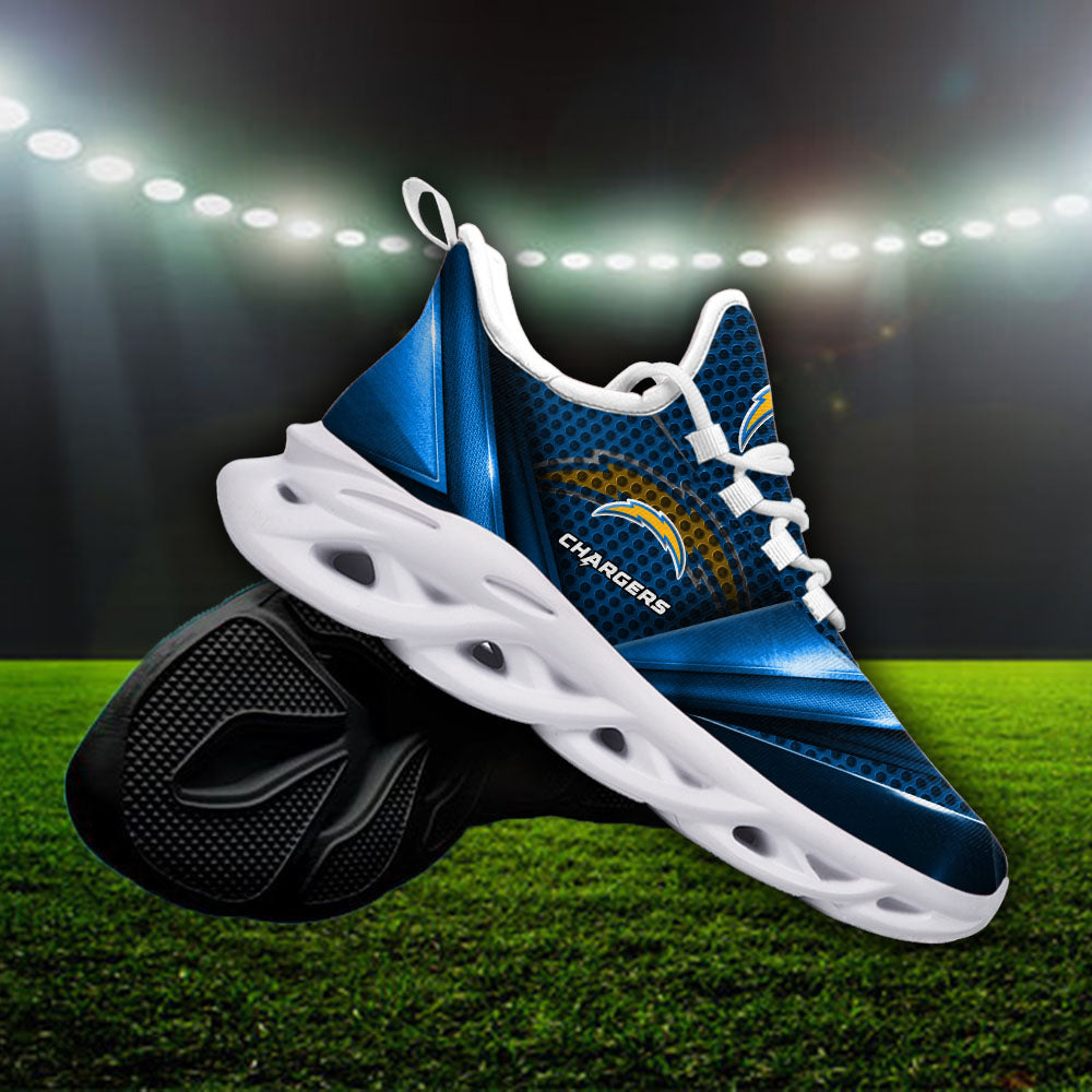 Personalized Los Angeles Chargers NFL Max Soul Shoes Sneakers for Men And Women – NFL Football Fan Shoes, Team Sneakers - Image 3