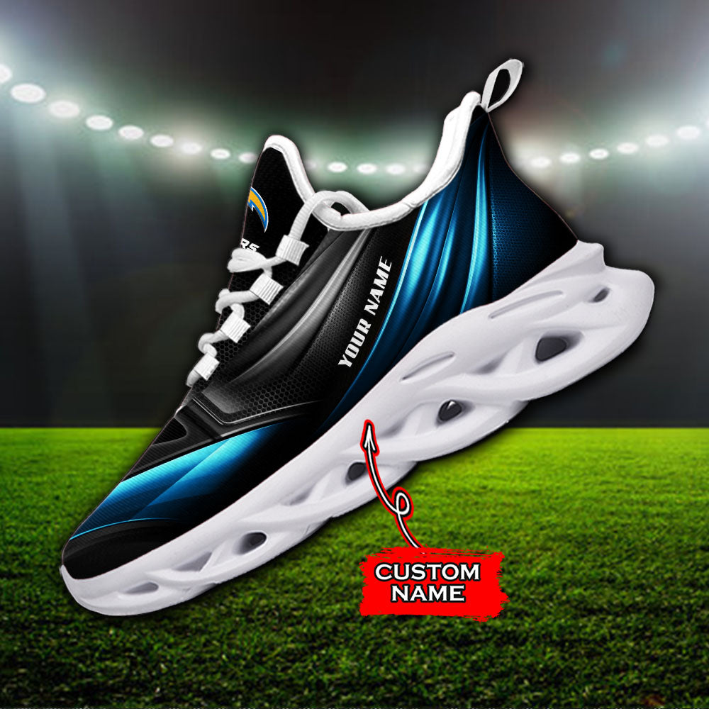Personalized Los Angeles Chargers NFL Max Soul Shoes Sneakers for Men And Women – NFL Football Fan Shoes, Team Sneakers