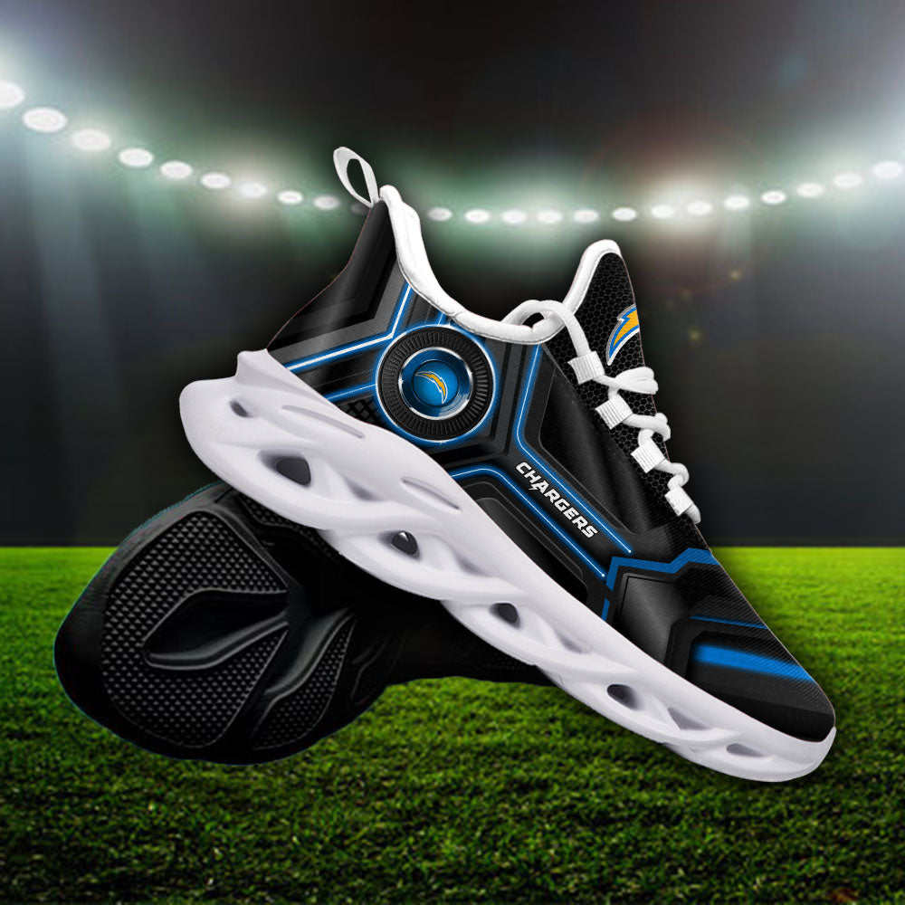 Personalized Los Angeles Chargers NFL Max Soul Shoes Sneakers for Men And Women – NFL Football Fan Shoes, Team Sneakers - Image 3
