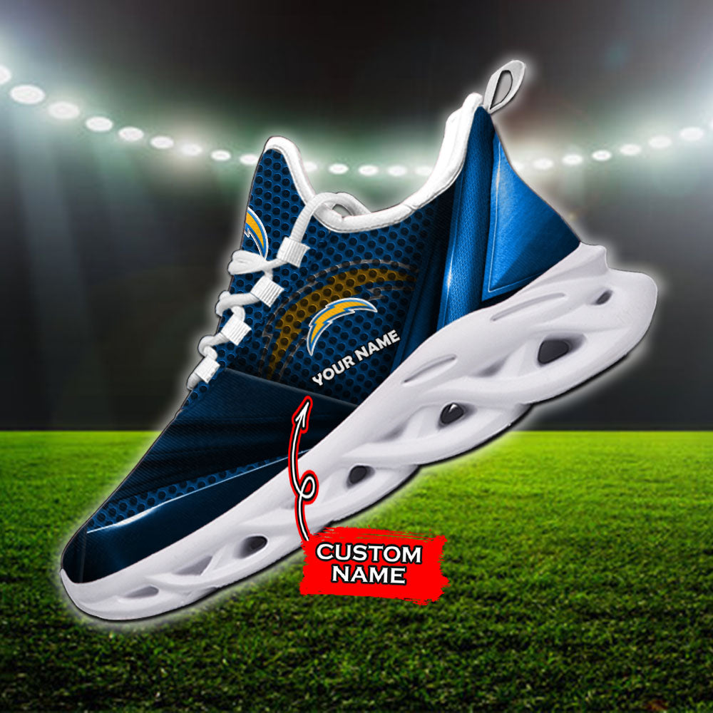 Personalized Los Angeles Chargers NFL Max Soul Shoes Sneakers for Men And Women – NFL Football Fan Shoes, Team Sneakers