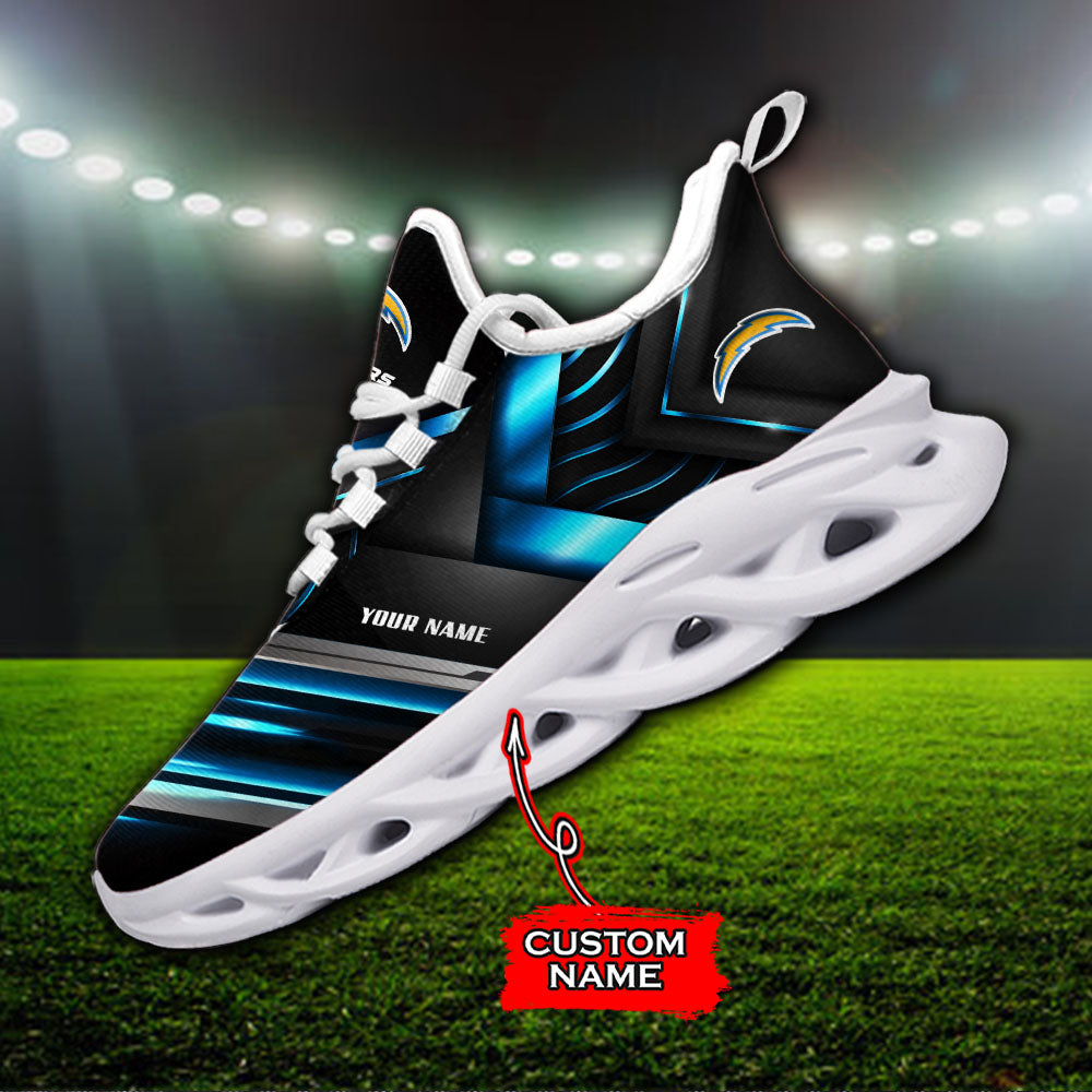 Personalized Los Angeles Chargers NFL Max Soul Shoes Sneakers for Men And Women – NFL Football Fan Shoes, Team Sneakers