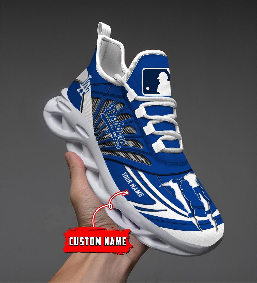Personalized Los Angeles Dodgers Max Soul Shoes Sneakers for Men And Women – MLB Baseball Fan Shoes, Team Sneakers