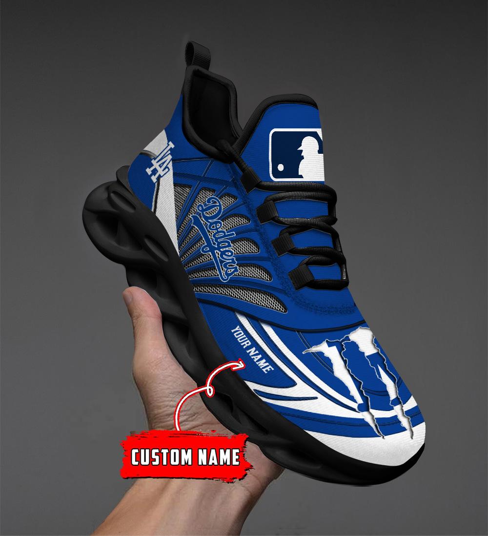 Personalized Los Angeles Dodgers Max Soul Shoes Sneakers for Men And Women – MLB Baseball Fan Shoes, Team Sneakers - Image 5