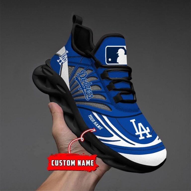 Personalized Los Angeles Dodgers Max Soul Shoes Sneakers for Men And Women – MLB Baseball Fan Shoes, Team Sneakers