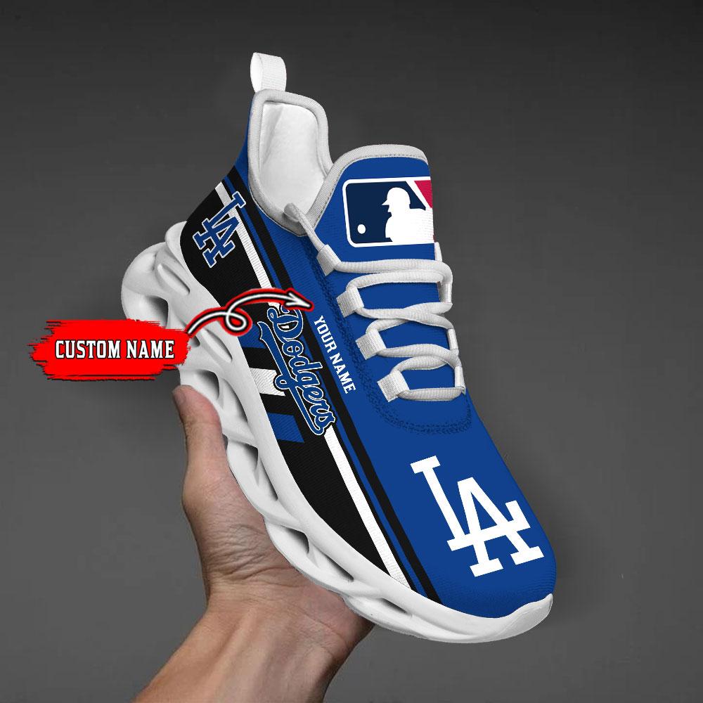 Personalized Los Angeles Dodgers Max Soul Shoes Sneakers for Men And Women – MLB Baseball Fan Shoes, Team Sneakers
