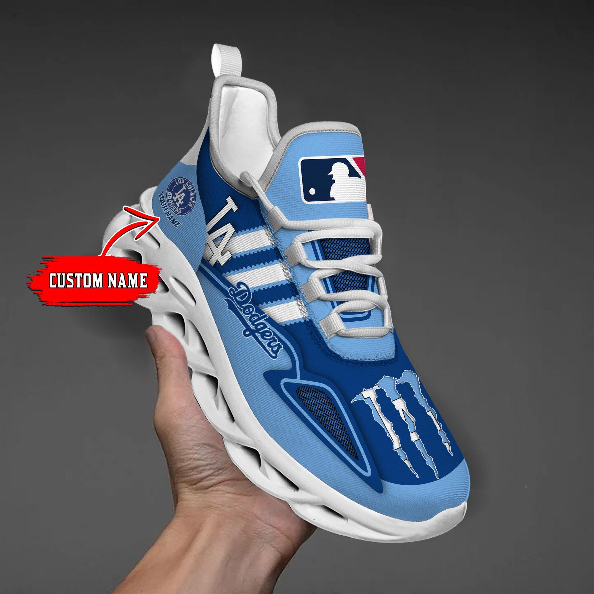 Personalized Los Angeles Dodgers Max Soul Shoes Sneakers for Men And Women – MLB Baseball Fan Shoes, Team Sneakers
