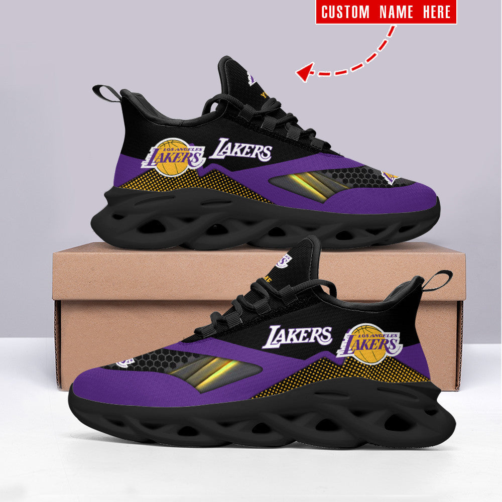Personalized Los Angeles Lakers NFL Max Soul Shoes Sneakers for Men And Women – NFL Football Fan Shoes, Team Sneakers