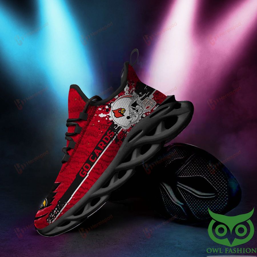 Personalized Louisville Cardinals Max Soul Shoes Sneakers for Men And Women – NFL Football Fan Shoes, Team Sneakers - Image 5