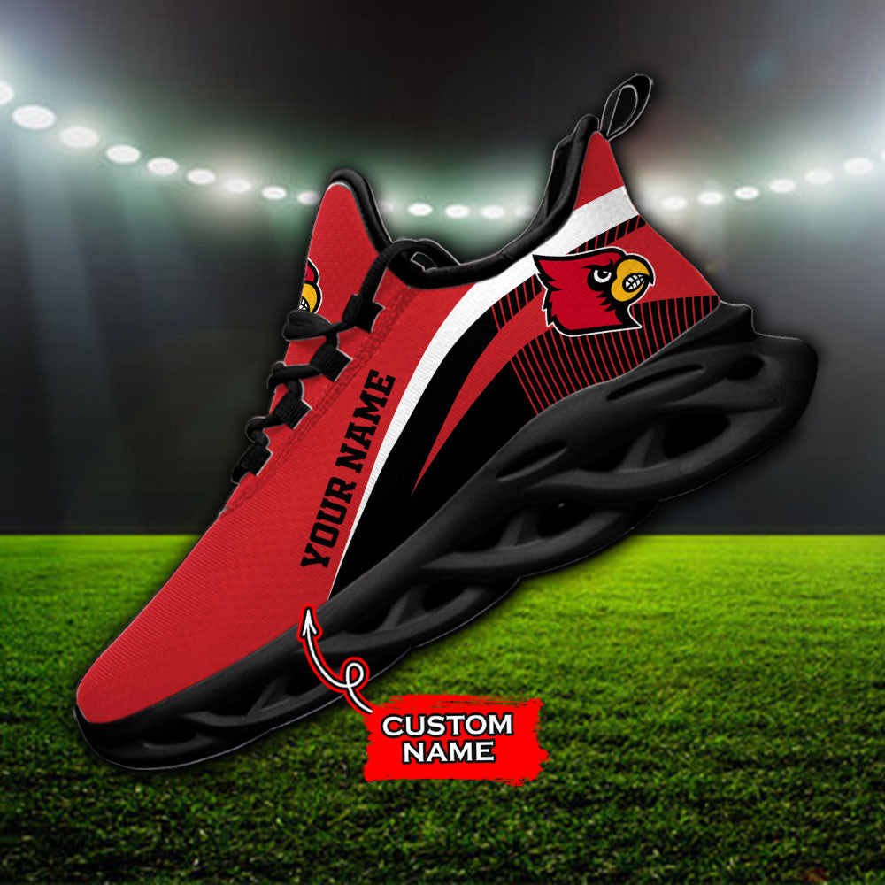 Personalized Louisville Cardinals NCAA Max Soul Shoes Sneakers for Men And Women – NCAA Fan Shoes, Team Sneakers - Image 3