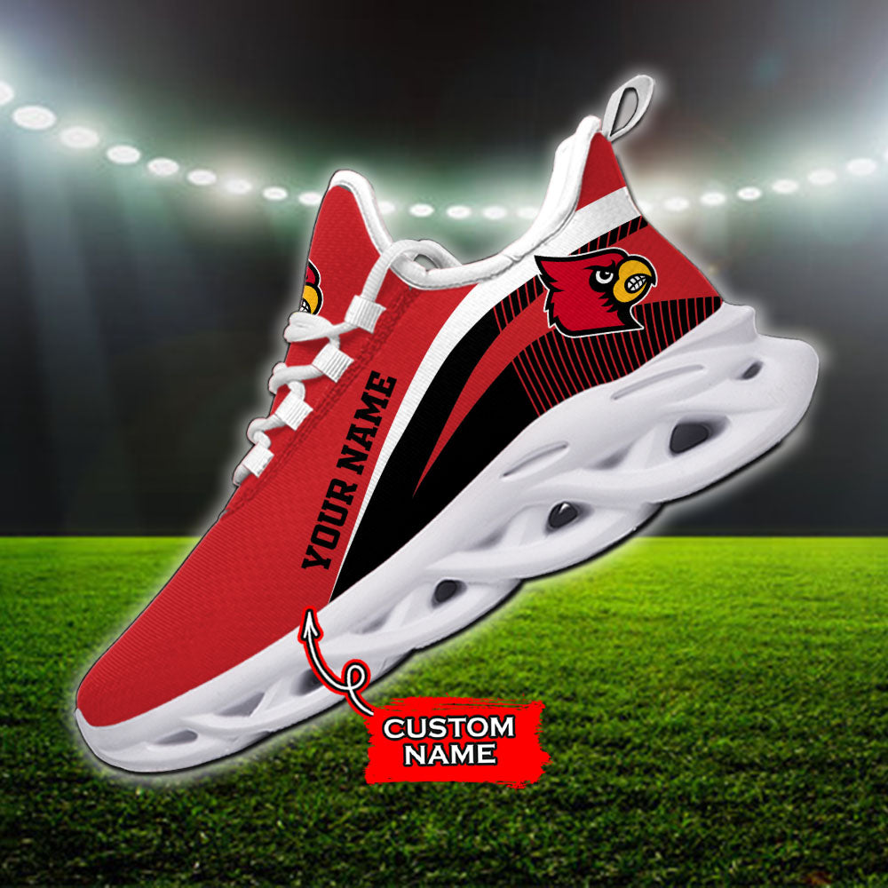 Personalized Louisville Cardinals NCAA Max Soul Shoes Sneakers for Men And Women – NCAA Fan Shoes, Team Sneakers