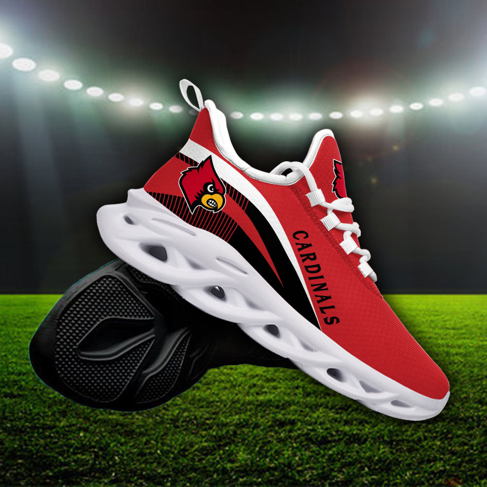 Personalized Louisville Cardinals NCAA Max Soul Shoes Sneakers for Men And Women – NCAA Fan Shoes, Team Sneakers - Image 4