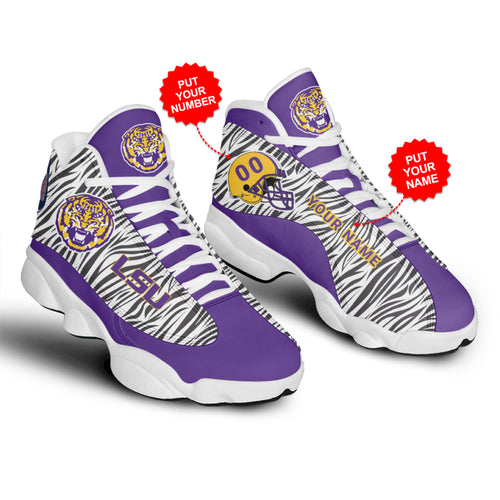 Personalized LSU Tigers JD13 Sneakers Shoes for Men & Women | Custom Fan Gift