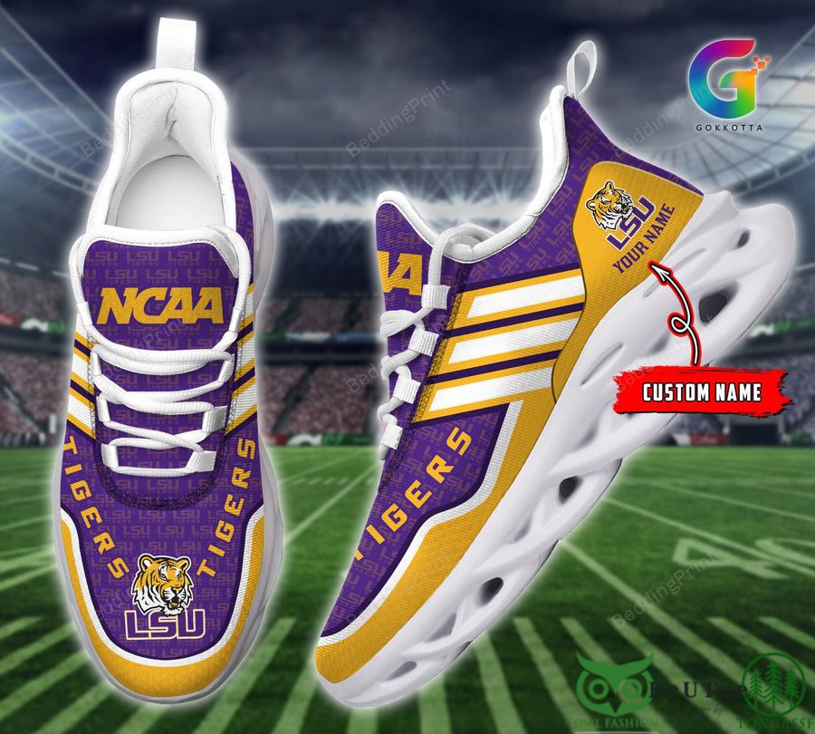 Personalized LSU Tigers Max Soul Shoes Sneakers for Men And Women – MLB Baseball Fan Shoes, Team Sneakers