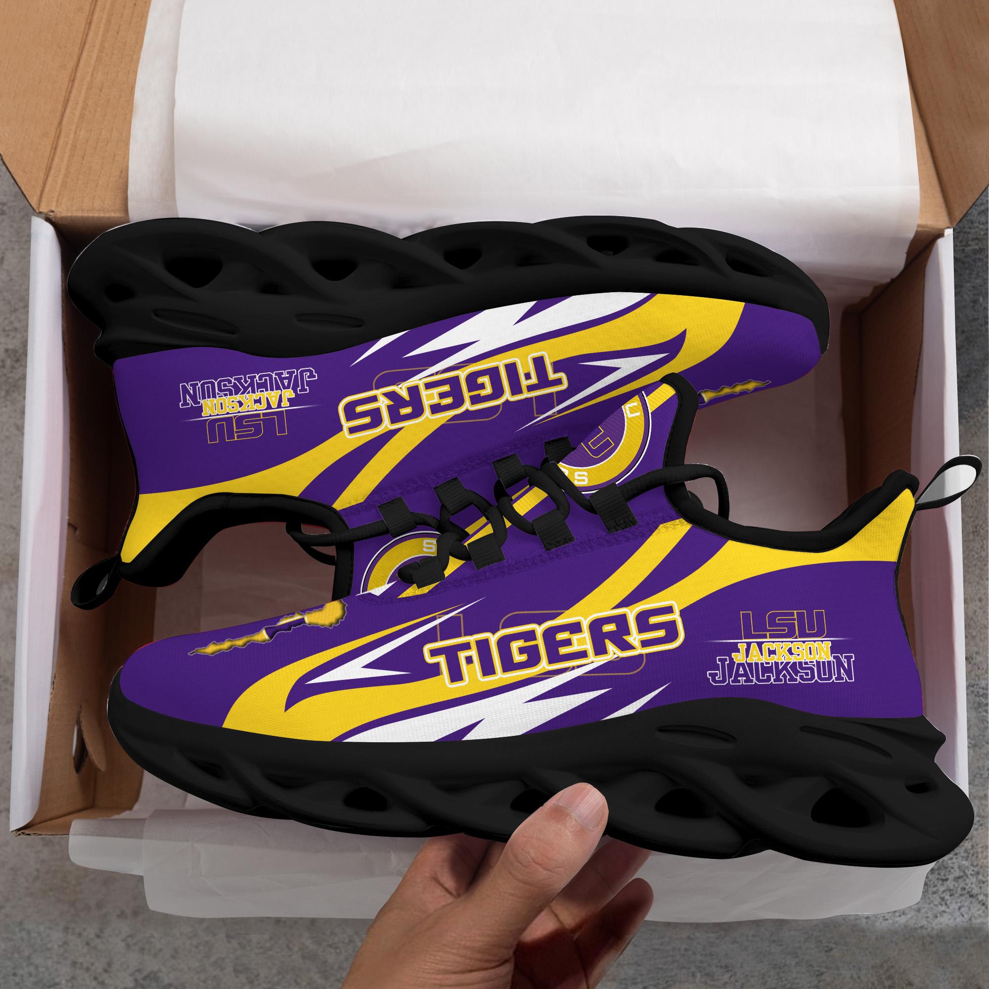 Personalized LSU Tigers Max Soul Shoes Sneakers for Men And Women – MLB Baseball Fan Shoes, Team Sneakers - Image 6