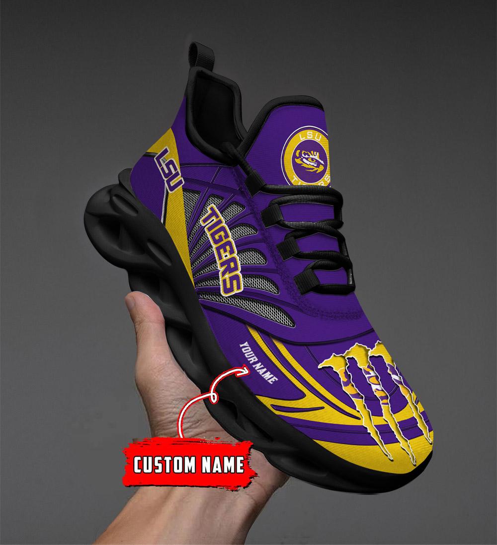 Personalized LSU Tigers Max Soul Shoes Sneakers for Men And Women – MLB Baseball Fan Shoes, Team Sneakers - Image 5
