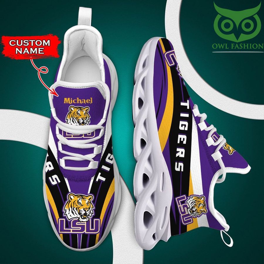 Personalized LSU Tigers Max Soul Shoes Sneakers for Men And Women – MLB Baseball Fan Shoes, Team Sneakers