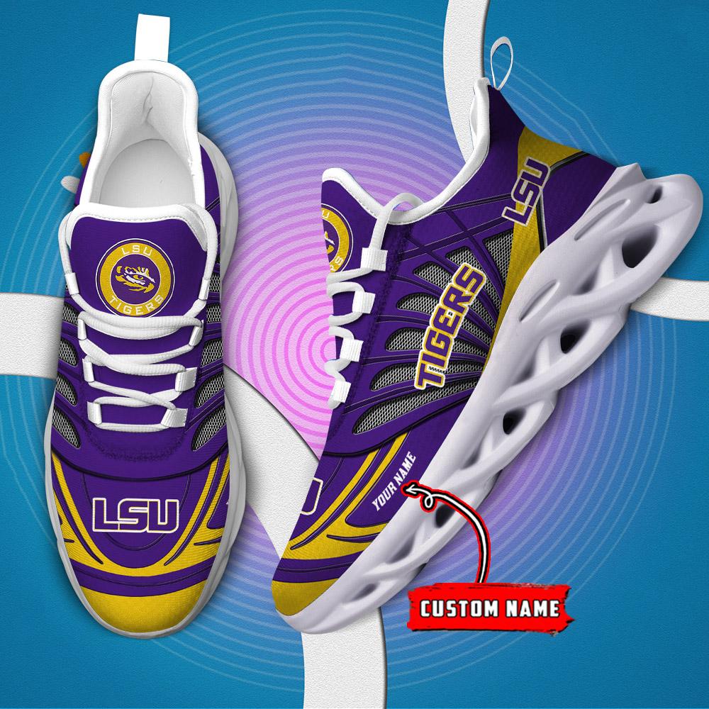 Personalized LSU Tigers Max Soul Shoes Sneakers for Men And Women – MLB Baseball Fan Shoes, Team Sneakers - Image 6