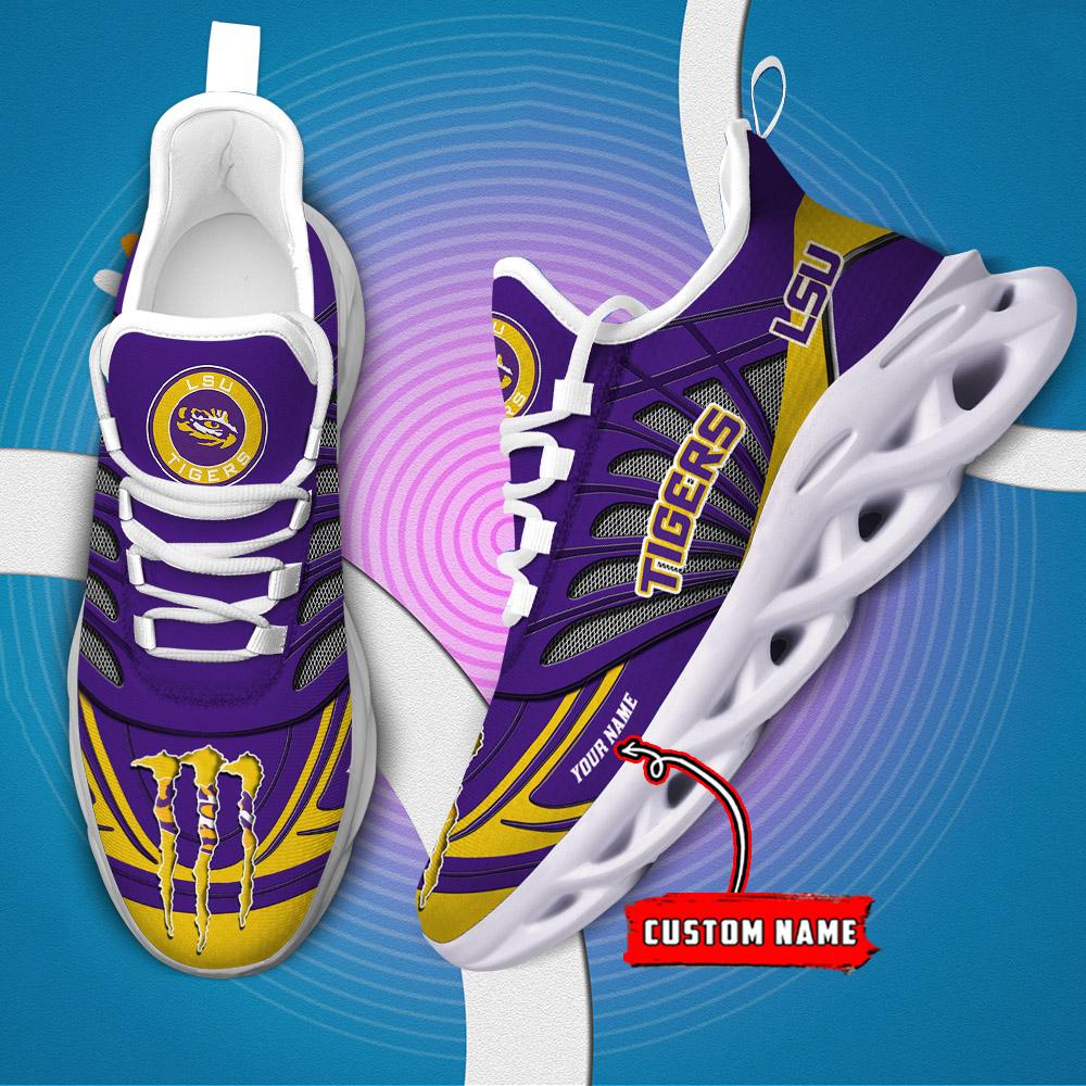 Personalized LSU Tigers Max Soul Shoes Sneakers for Men And Women – MLB Baseball Fan Shoes, Team Sneakers - Image 7