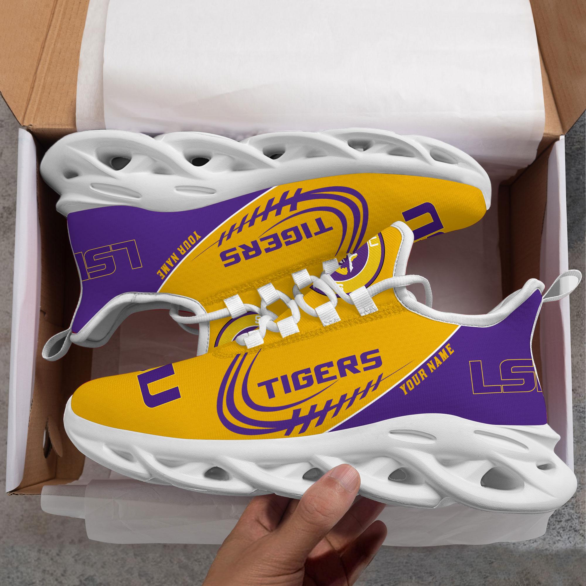 Personalized LSU Tigers Max Soul Shoes Sneakers for Men And Women – MLB Baseball Fan Shoes, Team Sneakers - Image 6