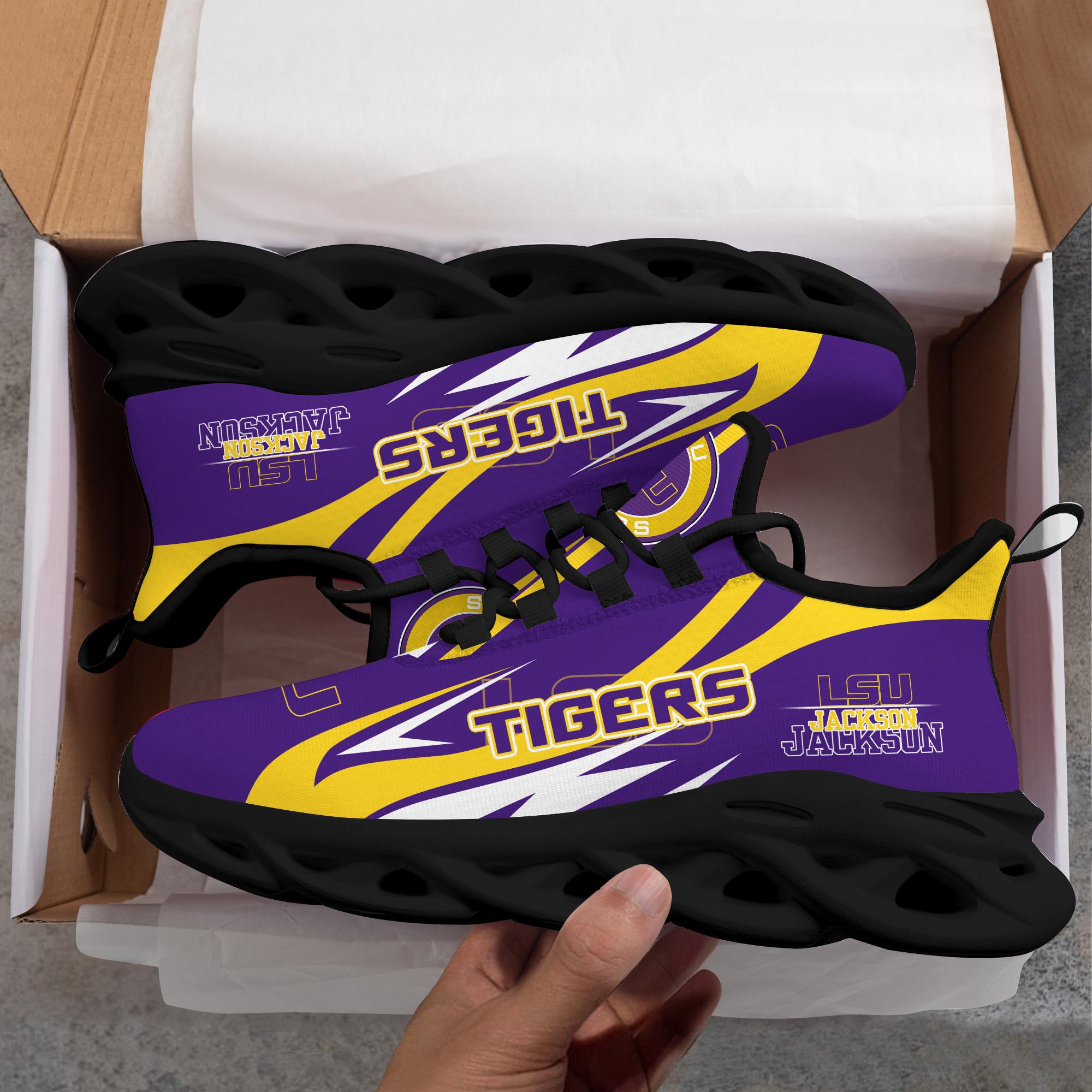 Personalized LSU Tigers Max Soul Shoes Sneakers for Men And Women – MLB Baseball Fan Shoes, Team Sneakers - Image 6