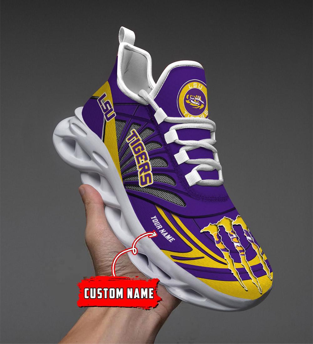 Personalized LSU Tigers Max Soul Shoes Sneakers for Men And Women – MLB Baseball Fan Shoes, Team Sneakers