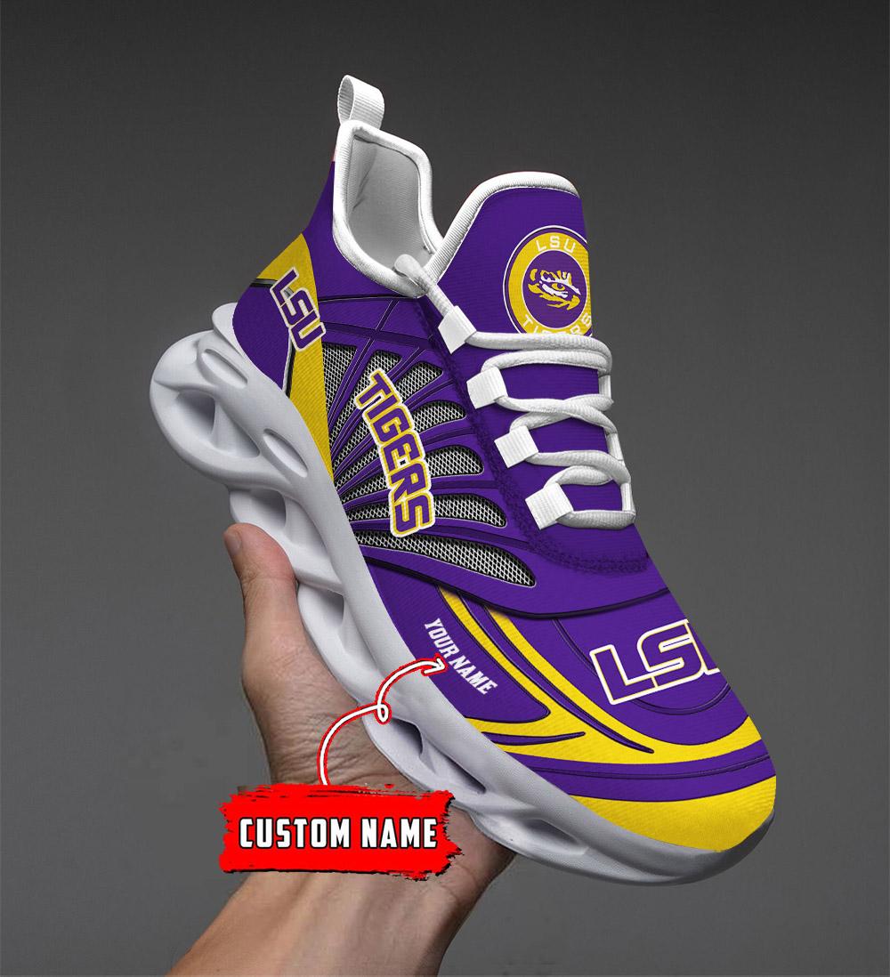 Personalized LSU Tigers Max Soul Shoes Sneakers for Men And Women – MLB Baseball Fan Shoes, Team Sneakers