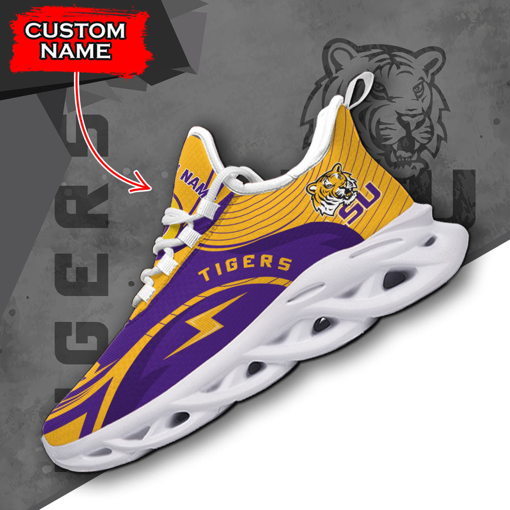 Personalized LSU Tigers NCAA Max Soul Shoes Sneakers for Men And Women – NCAA Fan Shoes, Team Sneakers