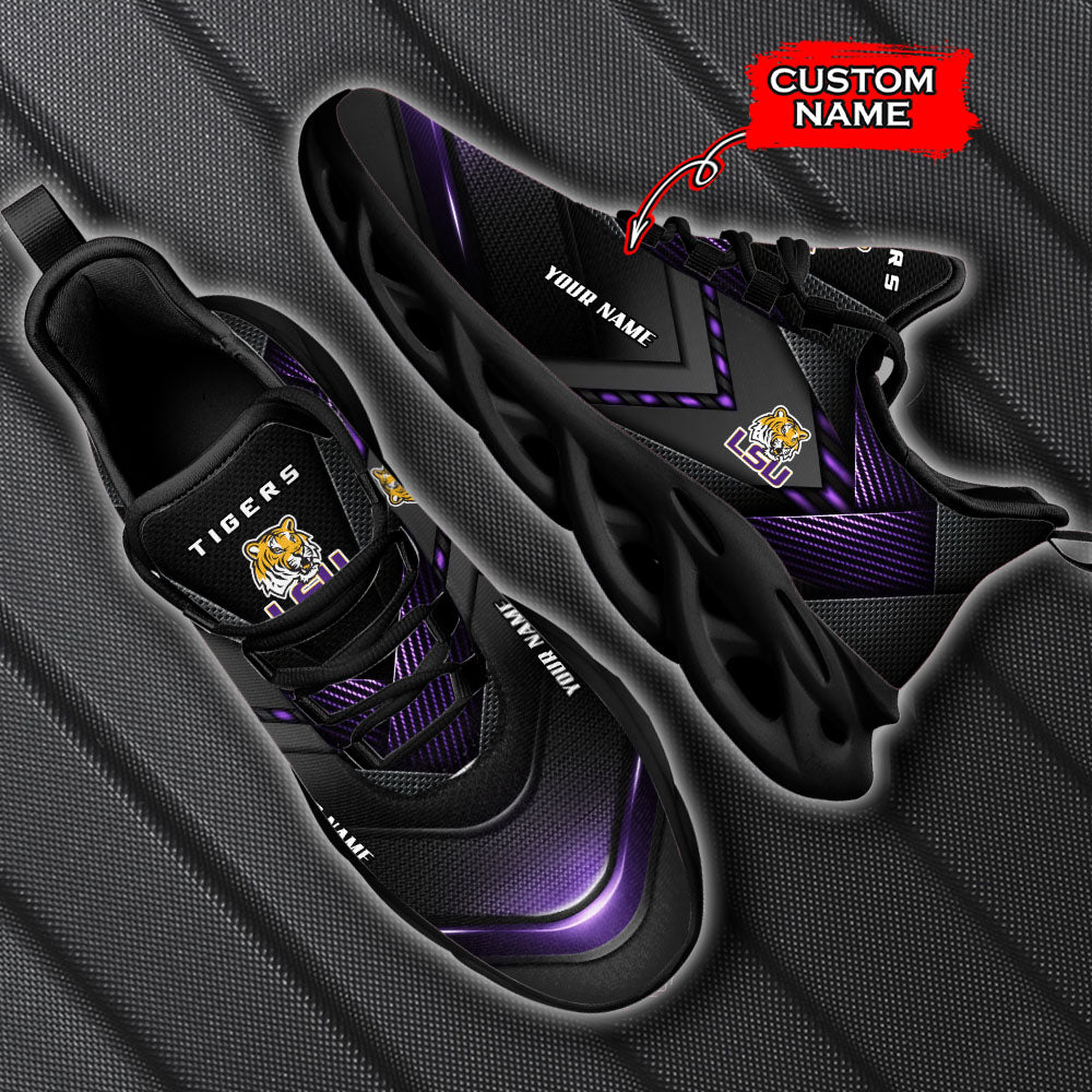 Personalized LSU Tigers NCAA Max Soul Shoes Sneakers for Men And Women – NCAA Fan Shoes, Team Sneakers - Image 5