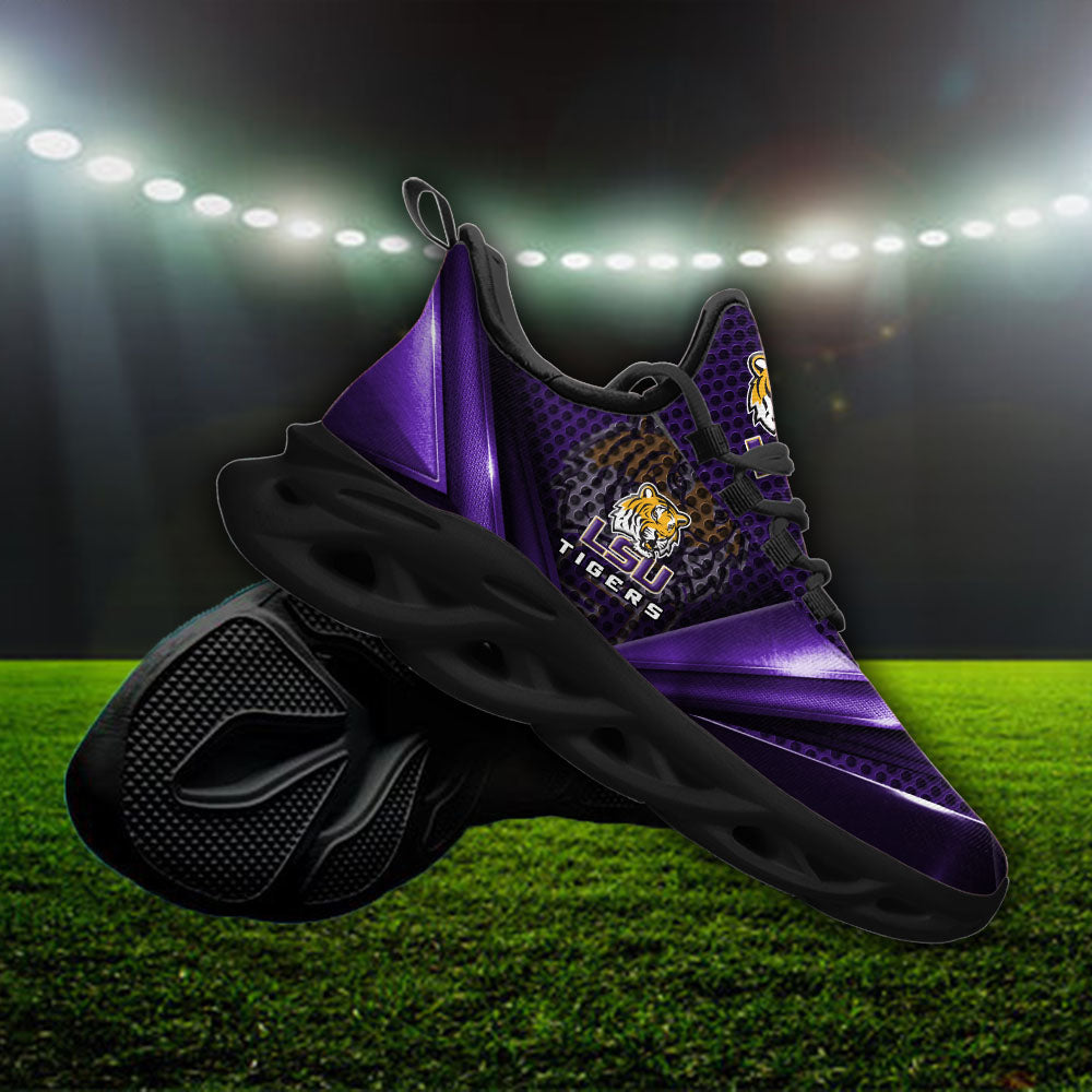 Personalized LSU Tigers NCAA Max Soul Shoes Sneakers for Men And Women – NCAA Fan Shoes, Team Sneakers - Image 4