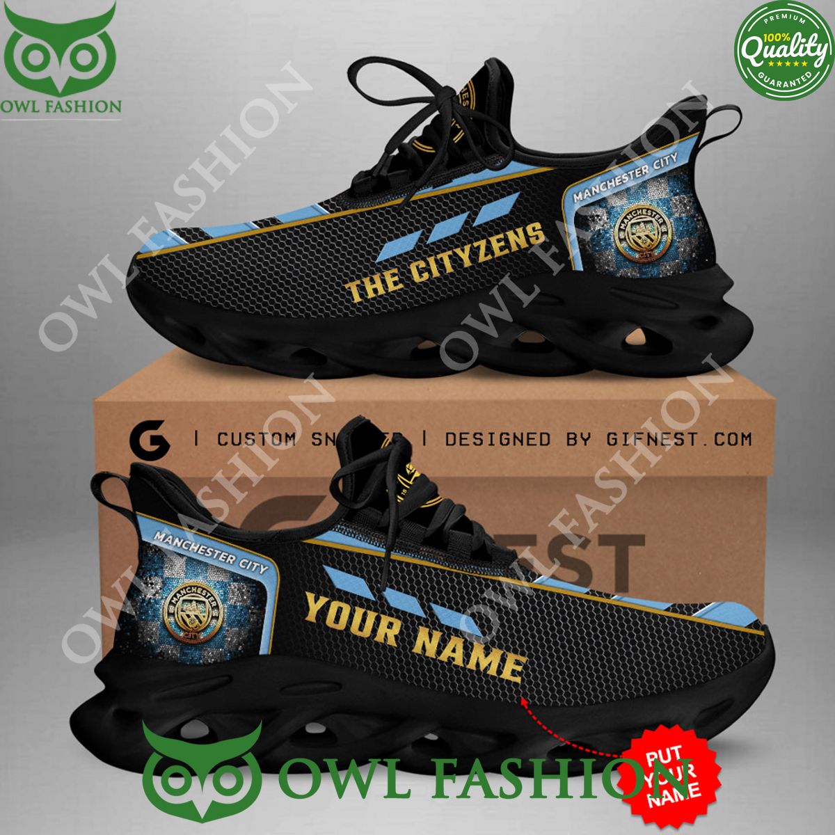 Personalized Manchester City Max Soul Shoes Sneakers for Men And Women – Car Shoes, Racing Sneakers