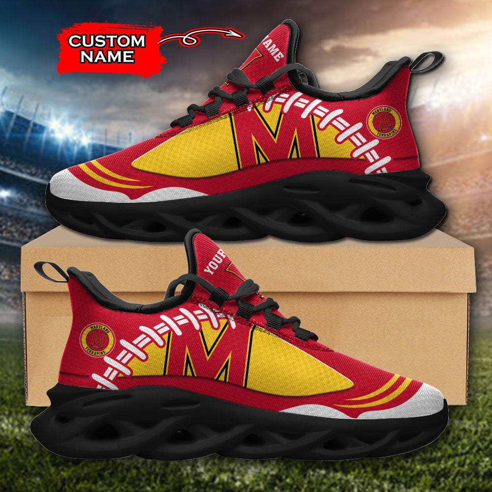 Personalized Maryland Terrapins NCAA Max Soul Shoes Sneakers for Men And Women – NCAA Fan Shoes, Team Sneakers