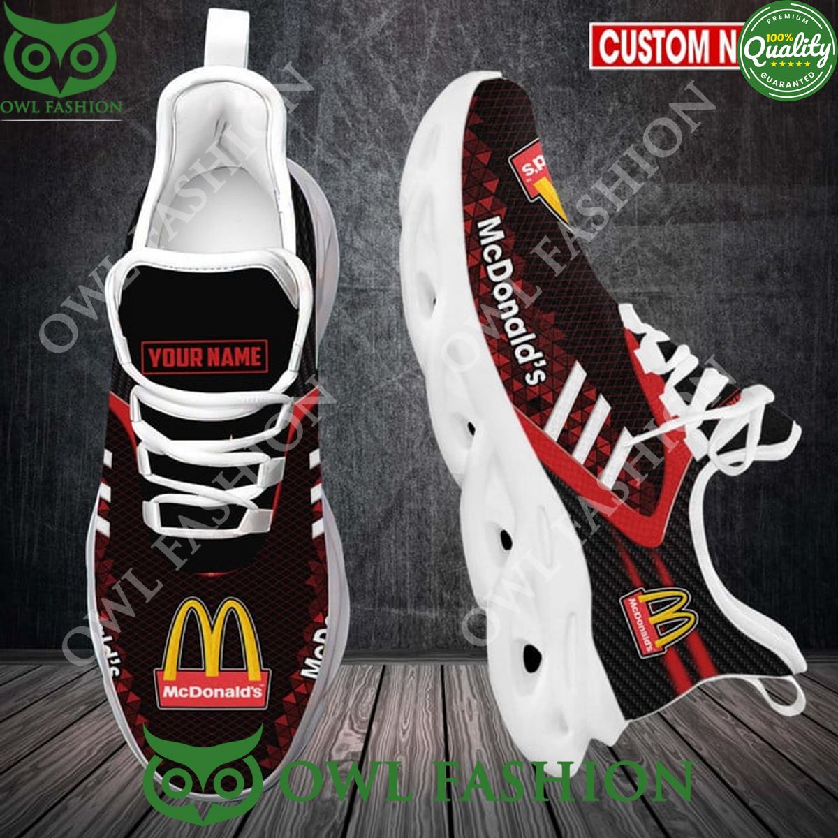 Personalized McDonald's Max Soul Shoes Sneakers for Men And Women – Casual Shoes, Streetwear Shoes