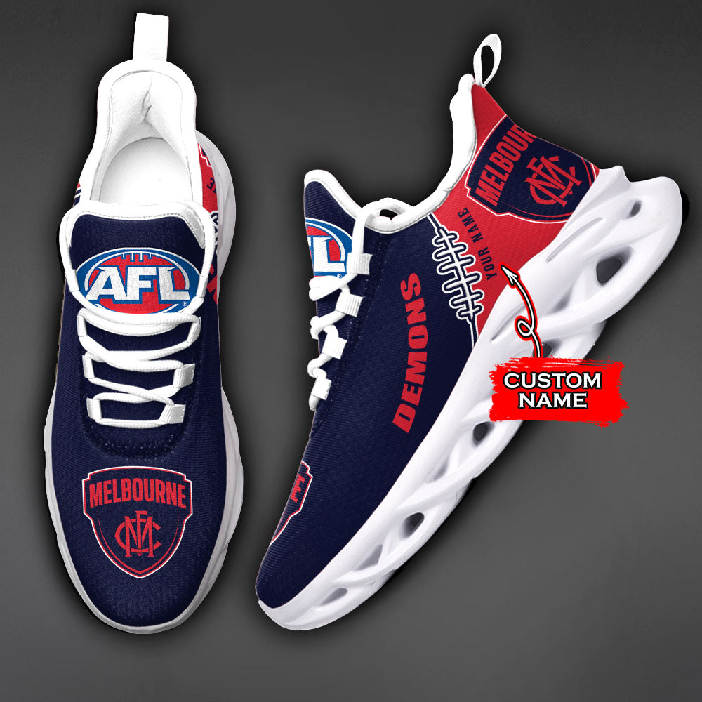 Personalized Melbourne Demons AFL Max Soul Shoes Sneakers for Men And Women – Casual Shoes, Streetwear Shoes