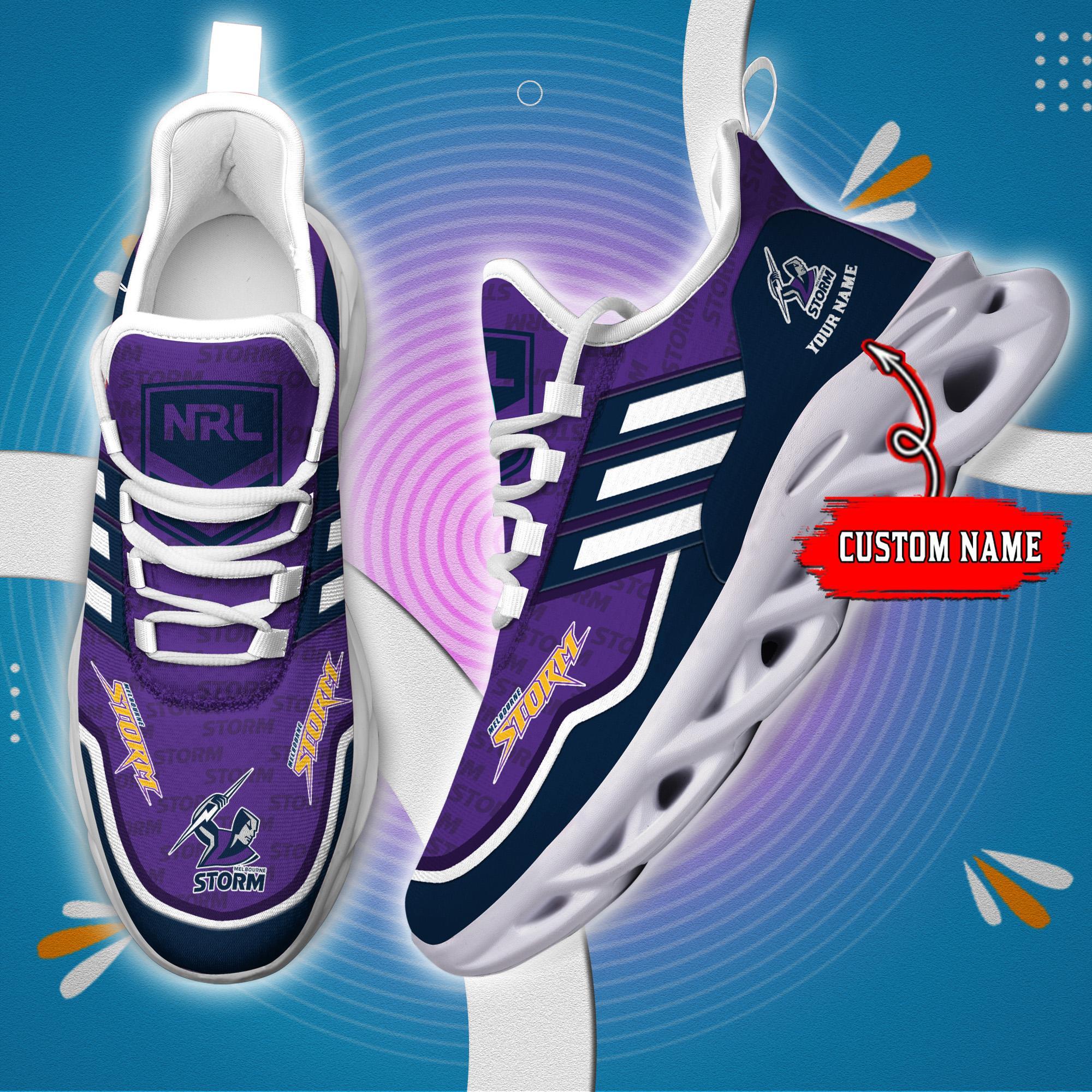 Personalized Melbourne Storm Max Soul Shoes Sneakers for Men And Women – Casual Shoes, Streetwear Shoes