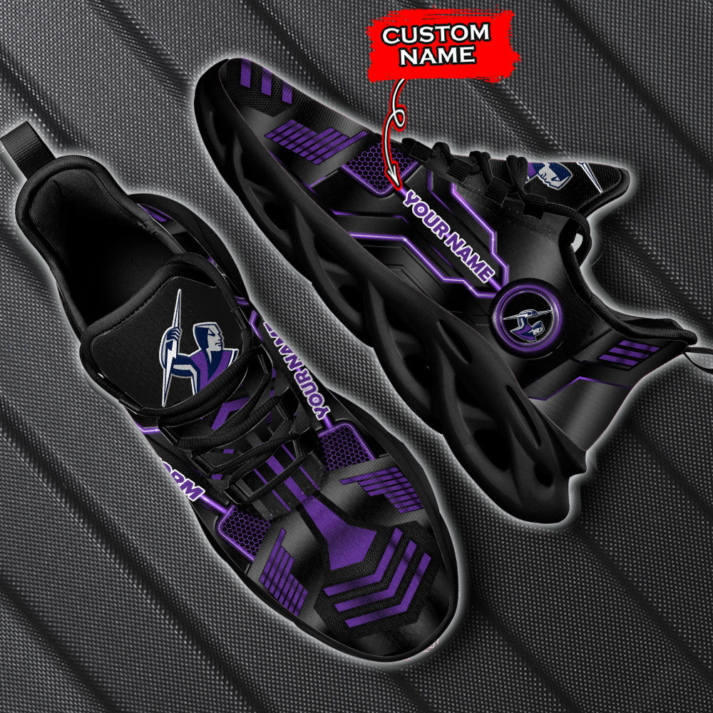 Personalized Melbourne Storm NRL Max Soul Shoes Sneakers for Men And Women – Casual Shoes, Streetwear Shoes - Image 5