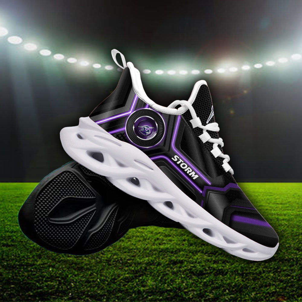 Personalized Melbourne Storm NRL Max Soul Shoes Sneakers for Men And Women – Casual Shoes, Streetwear Shoes - Image 3