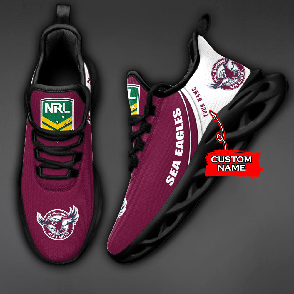 Personalized Melbourne Storm NRL Max Soul Shoes Sneakers for Men And Women – Casual Shoes, Streetwear Shoes