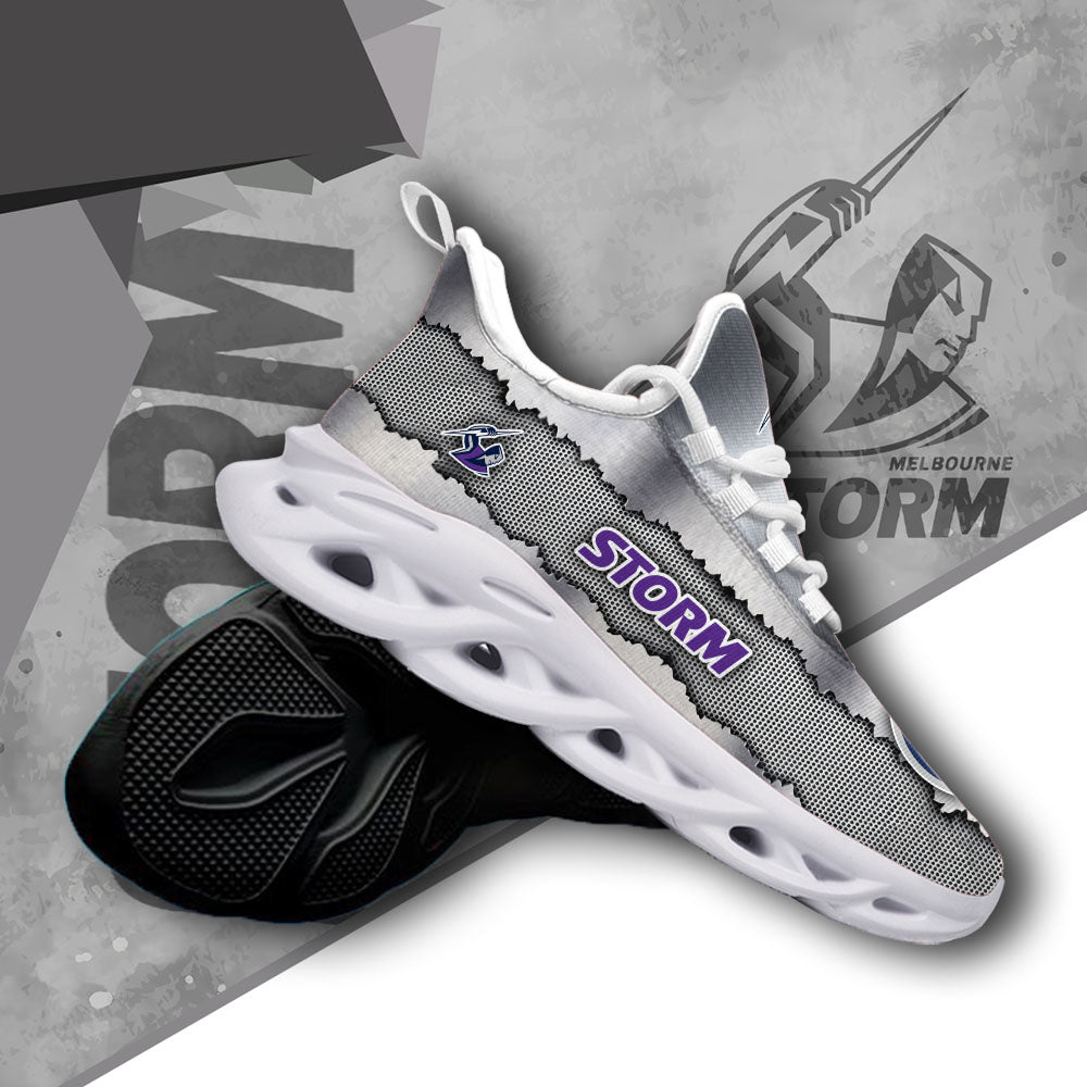 Personalized Melbourne Storm NRL Max Soul Shoes Sneakers for Men And Women – Casual Shoes, Streetwear Shoes - Image 3
