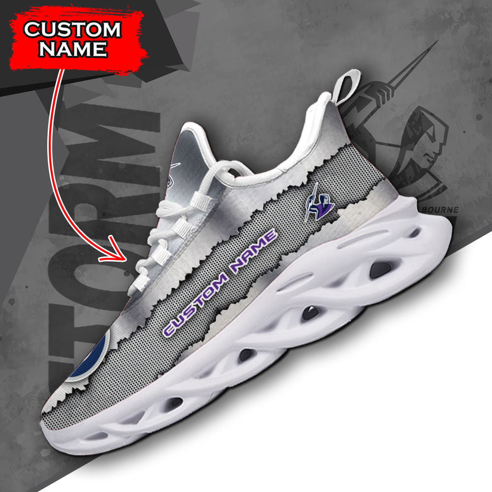 Personalized Melbourne Storm NRL Max Soul Shoes Sneakers for Men And Women – Casual Shoes, Streetwear Shoes