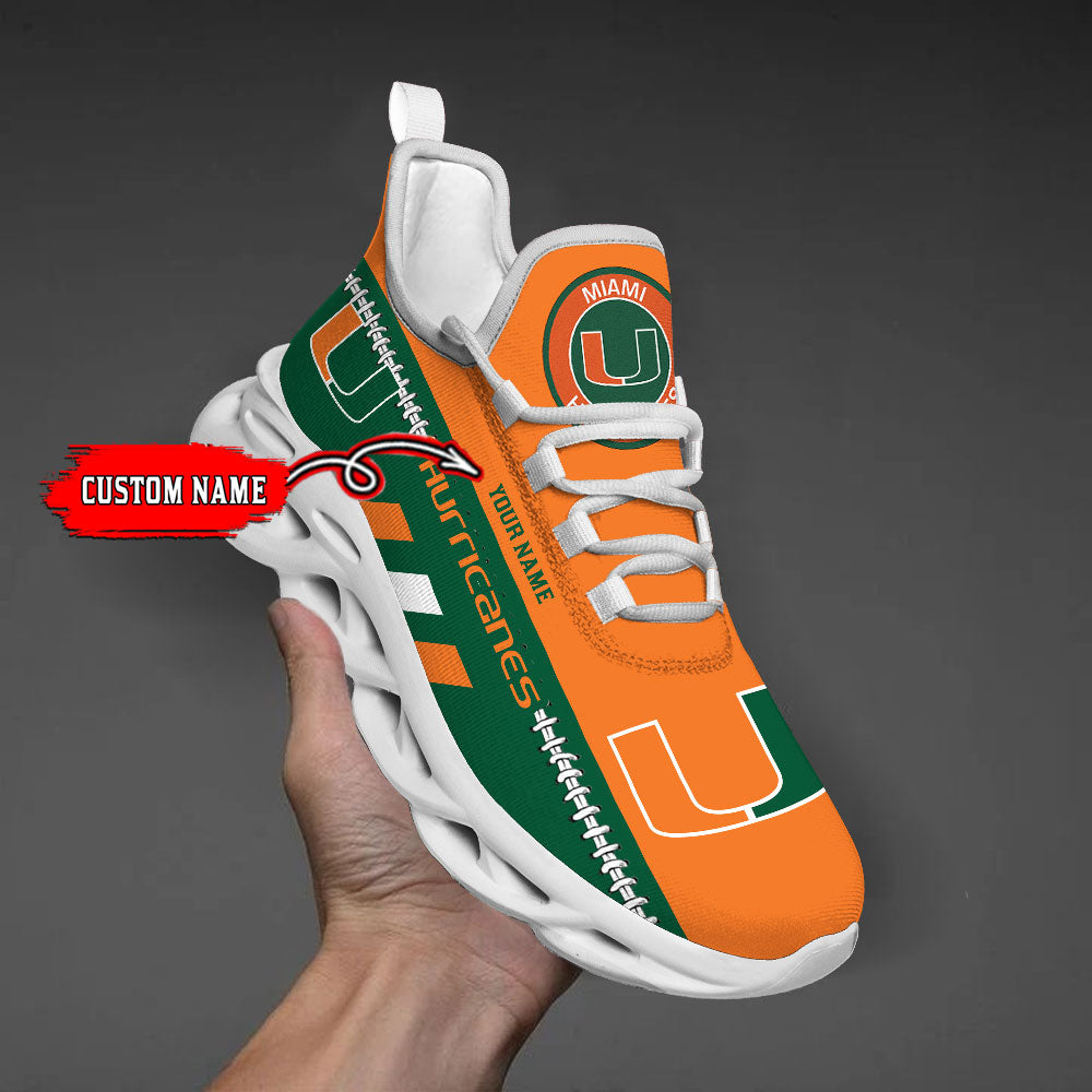 Personalized Miami Hurricanes Max Soul Shoes Sneakers for Men And Women – NHL Hockey Fan Shoes, Team Sneakers