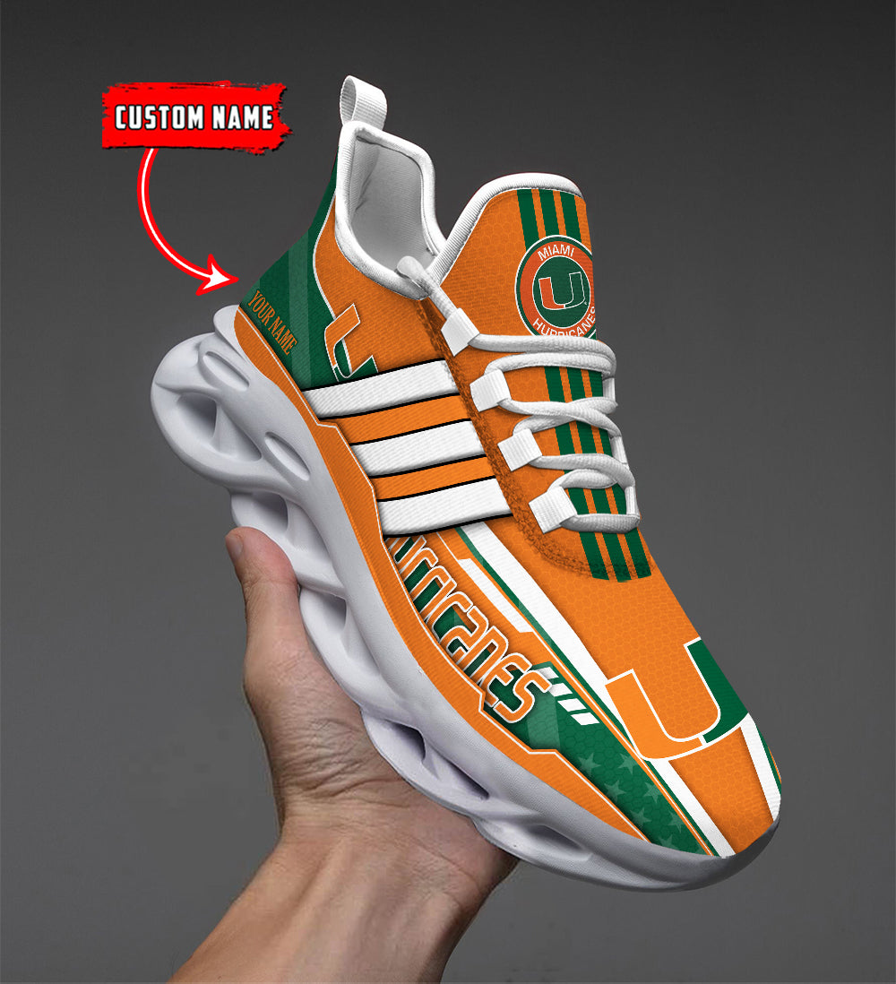 Personalized Miami Hurricanes Max Soul Shoes Sneakers for Men And Women – NHL Hockey Fan Shoes, Team Sneakers
