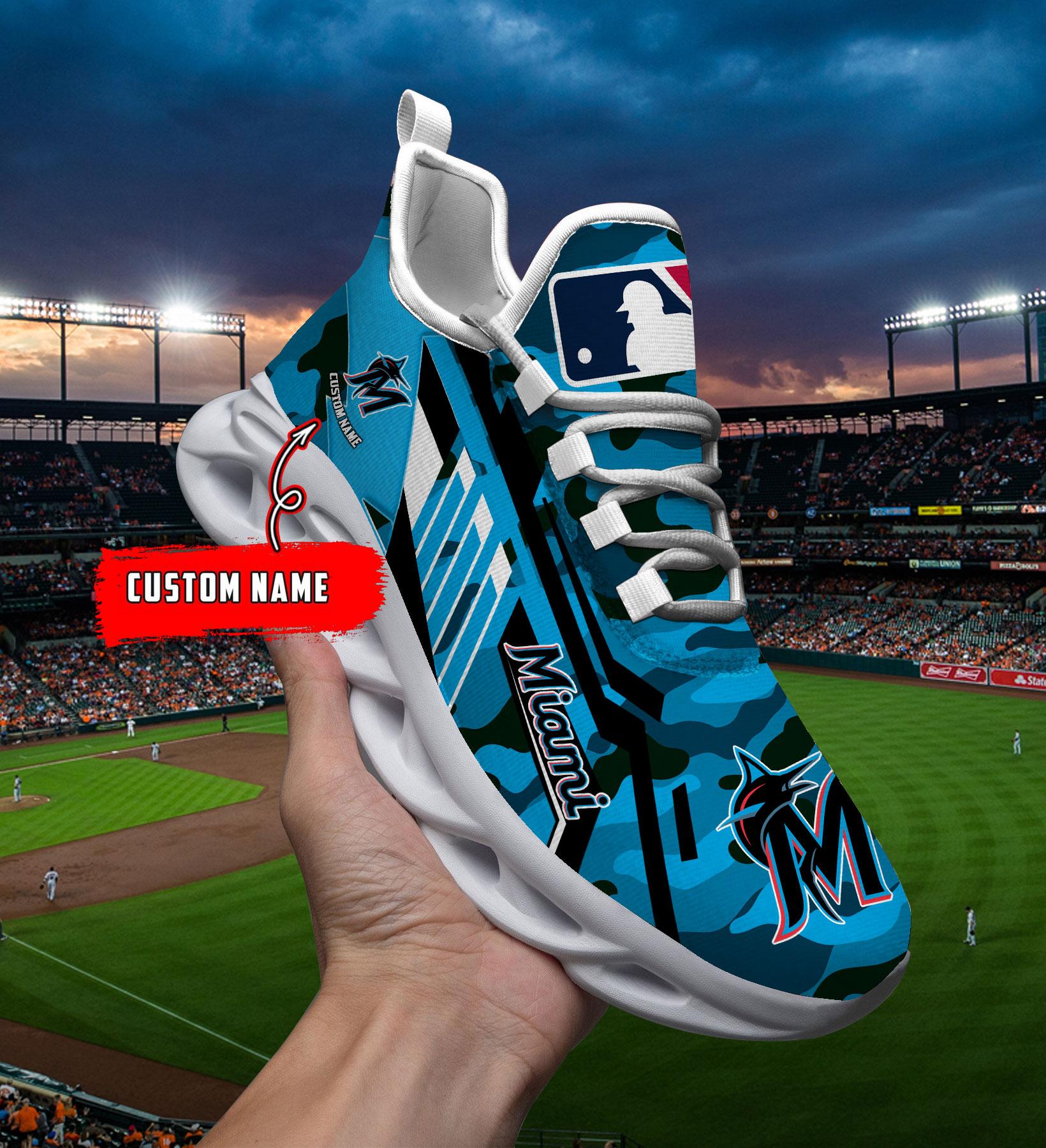 Personalized Miami Marlins Max Soul Shoes Sneakers for Men And Women – MLB Baseball Fan Shoes, Team Sneakers