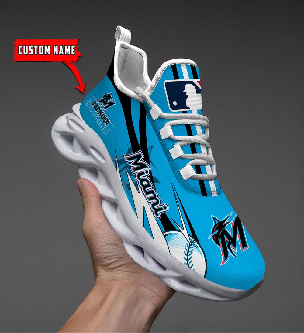 Personalized Miami Marlins Max Soul Shoes Sneakers for Men And Women – MLB Baseball Fan Shoes, Team Sneakers