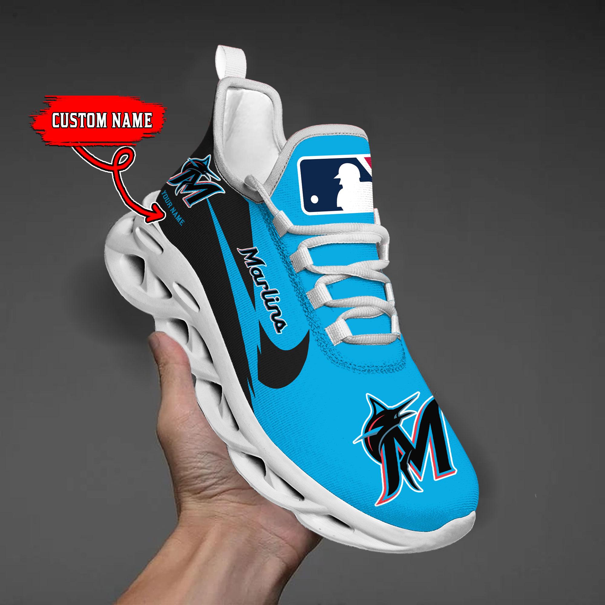 Personalized Miami Marlins Max Soul Shoes Sneakers for Men And Women – MLB Baseball Fan Shoes, Team Sneakers